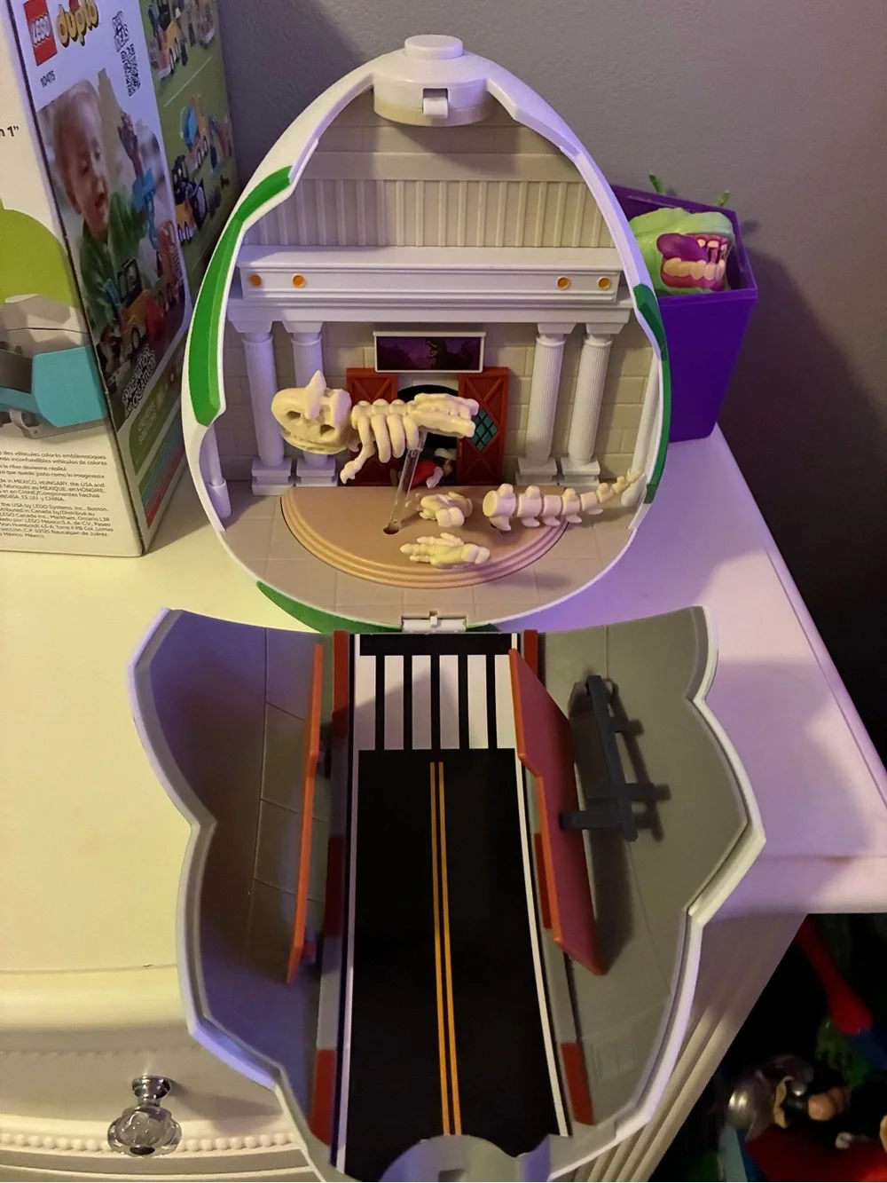 Mario Inspired Foldable Playset - Purple, Green, Orange